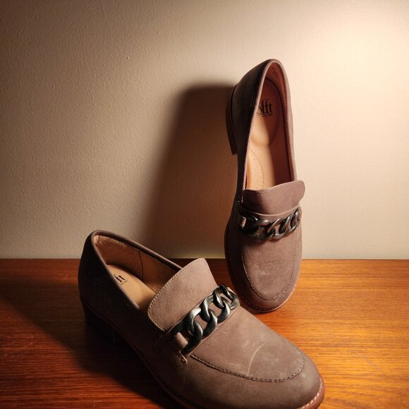 Sofft Leather Loafers Patent Pending Gray Women (8.5) - Picture 5 of 15